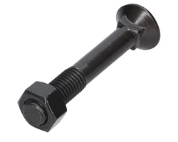 śruba płużna noskowa z nakrętką M10x30 10.9