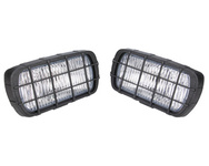 reflektor przeciwmgielny halogenowy H3 zestaw 2 szt WESEM HP1.04016 195x96mm