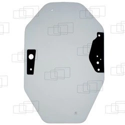 szyba miniładowarka CAT 2584071 - przednia (4717)