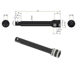 Przedłużka 1/4" 75 mm Waryński