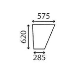 szyba - drzwi dolna 1897861M1 (3590)