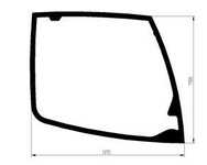 szyba koparka Liebherr - boczna prawa 11082380 (4460)