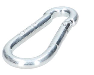 Karabińczyk metalowy klasyczny 6x60mm stalowy