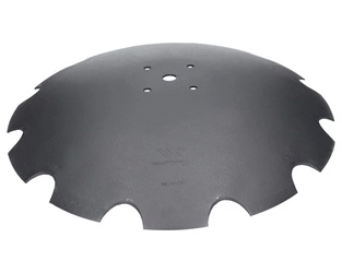 Talerz uzębiony Z-12 fi 610 mocowanie 4/115 grubość 5 mm zastosowanie Mandam Waryński 