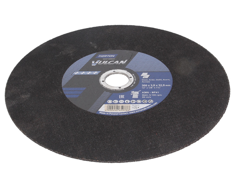 Tarcza ściernica do metalu Norton Vulcan 300x3.0x32.0mm