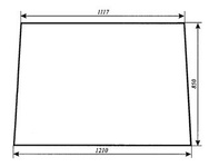 szyba do ciągnika T25 A2 kabina Naglak Koźmin - przednia (788)