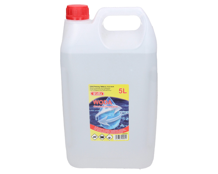 Woda Demineralizowana WaBa 5L