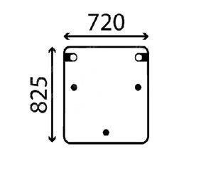 szyba do ciągnika Deutz-Fahr - szyberdach 04426330/10