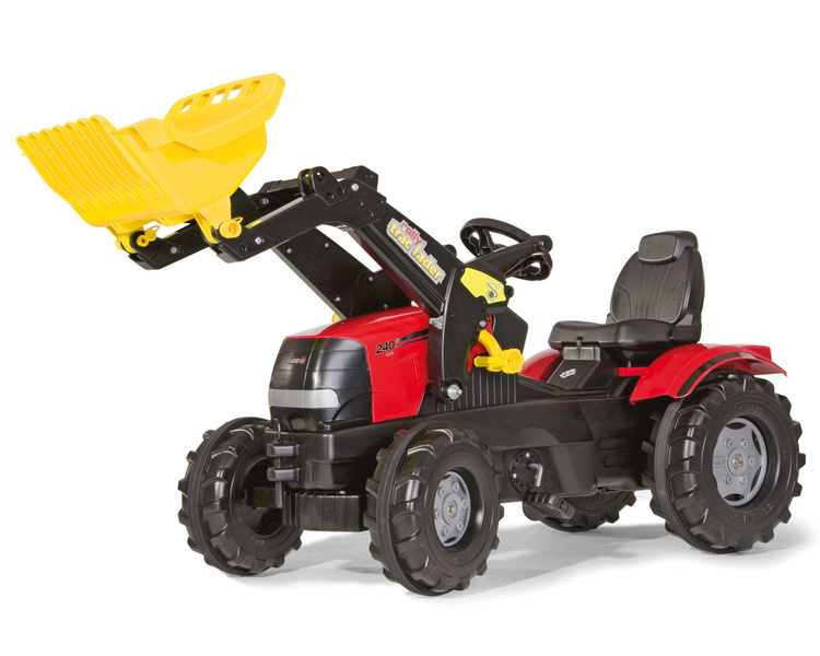 Traktor na pedały z ładowaczem Case Puma Rolly Toys 611065