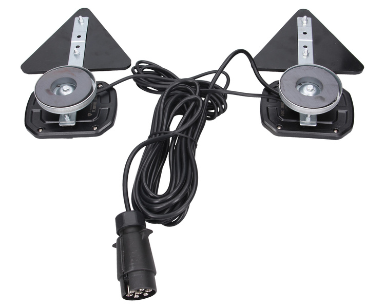 Lampy tylne do przyczepy na magnes trójkąt dynamiczny kierunek 7,5m