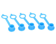 Osłonka smarowniczki M8 kolor niebieski TEGER 5 szt