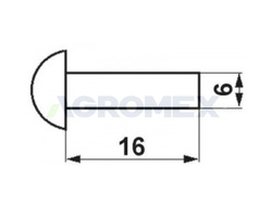 Nit kulisty kombajn John Deere AZ32299 6.0x16mm 90 szt.