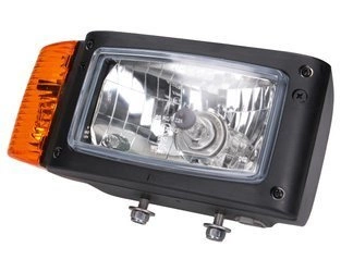 Reflektor przedni prawy z kierunkowskazem H4 12V złącze DT04-6P WESEM REPR2.42721