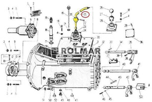 Dźwignia zmiany biegów C-330