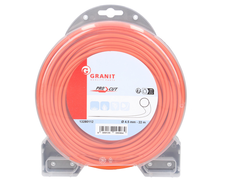 Żyłka do wykaszarki nylonowa 4,5mm 22m