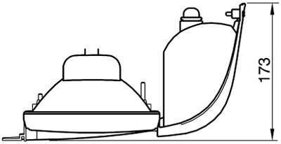 lampa przednia prawa COBO New Holland TM 82019785