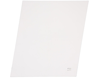 szyba do ciągnika C-330 C-360 kabina Koźmin (Z.Szyszka) - drzwi górna (lewa, prawa) (671)