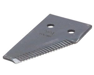 Nóż żniwny końcowy 84x45x3mm otwór 6.5 Claas 6112041 WARYŃSKI