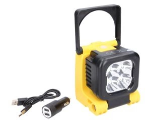 Lampa Robocza 4 x LED na magnes z akumulatorem