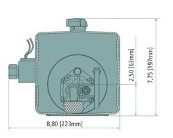 Agregat hydrauliczny 12V-1,8kW-6,5L Chapel