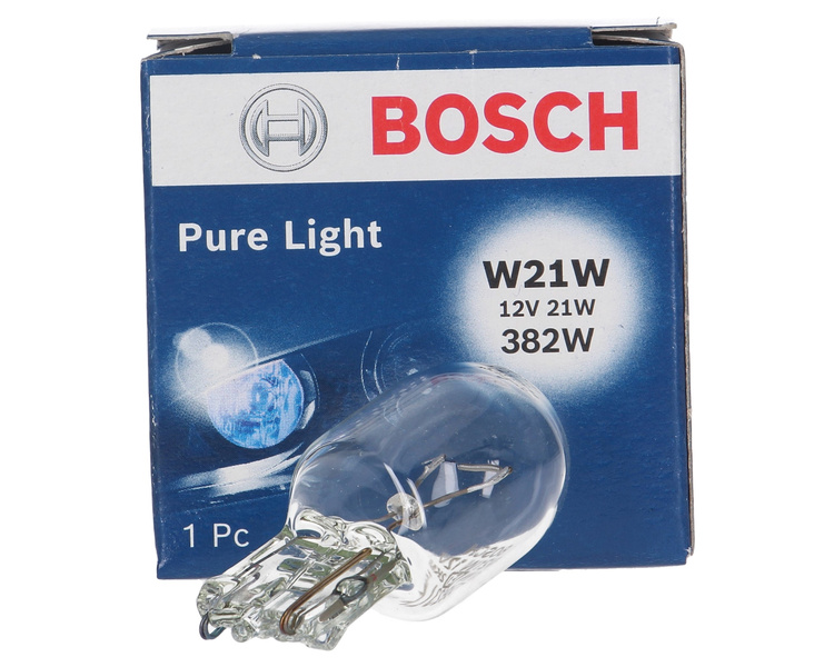 żarówka BOSCH W21W 12V 21W W3x16d 382W Pure Light