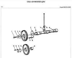 Podkładka oporowa koła rozrządu Ursus C-330 50002130