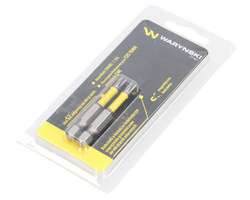 Końcówki wkrętakowe udarowe T25 50 mm, 2 szt. Waryński