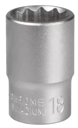 Nasadka 1/2" 12-kąt 18 mm MJW