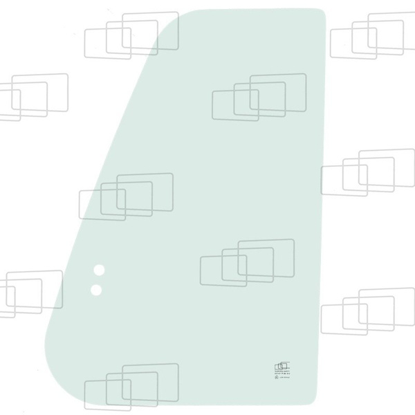 szyba do koparki Hyundai - drzwi górna przednia 71EH-10321 (4295)