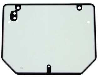 szyba do ciągnika Deutz-Fahr, Lamborghini, Same - tylna 0.014.2295.0/10 z nadrukiem (3169)