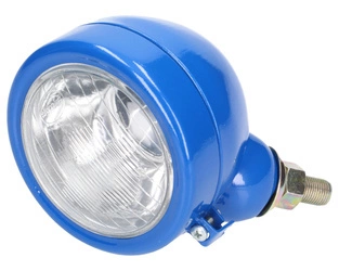 lampa przednia uniwersalna niebieska do ciągnika Ford 120mm