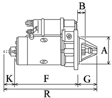 rozrusznik HC Cargo 112074 12V 3.1kW