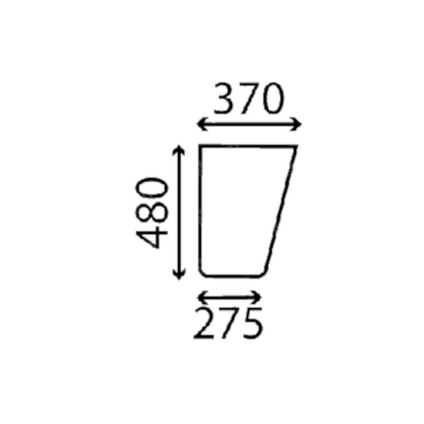 szyba do ciągnika Case - przednia dolna 3224159R1