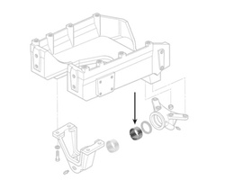 Tuleja zawieszenia osi Massey Ferguson 3384093M1