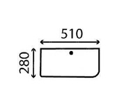 szyba do ciągnika Case - tylna dolna 3220933R1