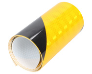 Naklejka ostrzegawcza żółto-czarna PG-3M 100x14cm