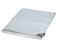 Plandeka MOCNA 3x4m srebrna gramatura 110g/m2