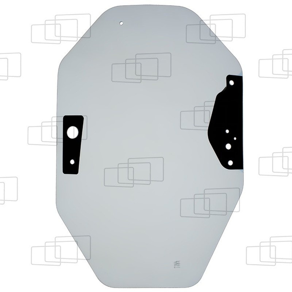 szyba miniładowarka CAT 2584071 - przednia (4717)