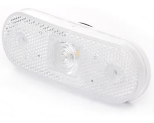 Lampa obrysowa LED 12 V - 24 V boczna