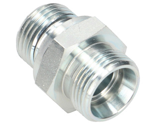 Złącze hydrauliczne proste BB (przyłączka) M22x1.5 (15L) x 1/2" BSP z uszczelnieniem XGE15LR-1/2"ED (G1/2X22) Waryński