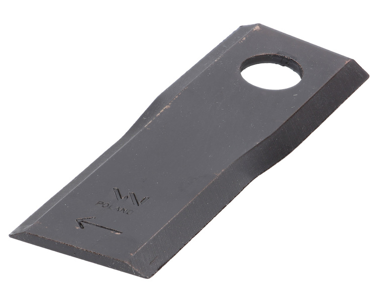 Nóż. nożyk kosiarka prawy 122x46x4mm otwór 18.25 56451300 Kuhn WARYŃSKI