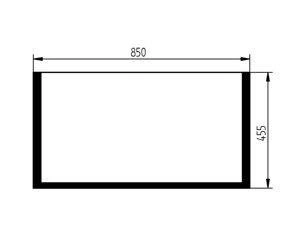 szyba CAT - przednia dolna 154-4791 (2949)