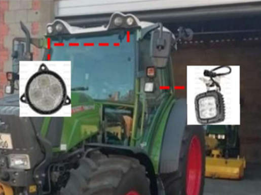 lampa robocza LED dedykowana Fendt - 4000 lumenów - JAKOŚĆ! G334900111020