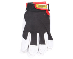 Rękawice robocze skórzane bawełna roz. 10 XL Protect Kramp
