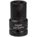 Klucz nasadowy nasadka udarowa 1" 6-kąt długa 27 mm MJW