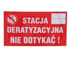 BEST-PEST Naklejka stacja deratyzacyjna