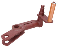 Dźwignia rolki napinającej pas, kompletna Bizon