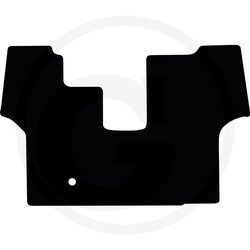 mata podłogowa, wykładzina welur do ciągnika Fendt 400, 700, 800 Vario COM3 (>2007) z hamulcem silnika