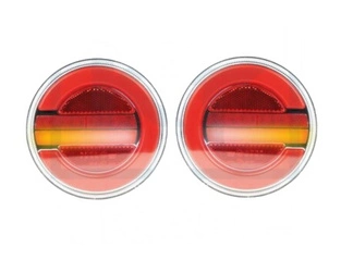 Zestaw lamp LED do przyczepy 3 funkcje z dynamicznym kierunkowskazem