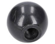 gałka dźwigni fi 40mm, M10 czarna